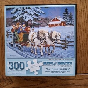 Family Sleigh Ride Puzzle - 300 Pieces